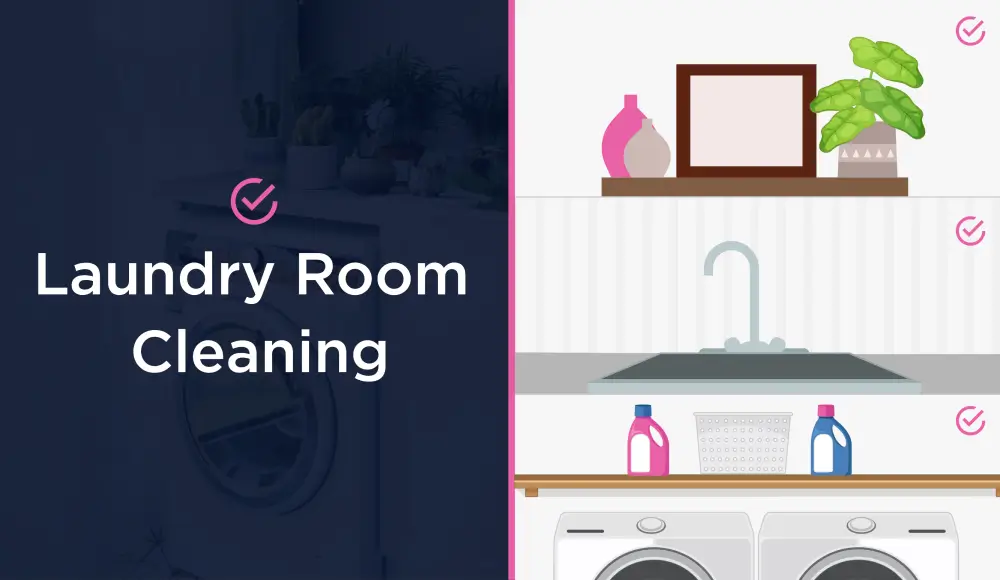 Molly Maid Laundry Room Cleaning Tips banner image.