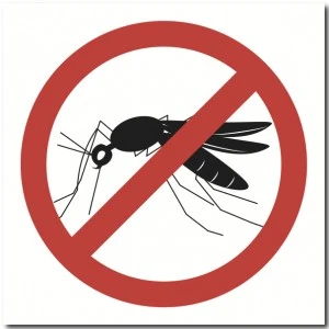 no mosquitoes sign