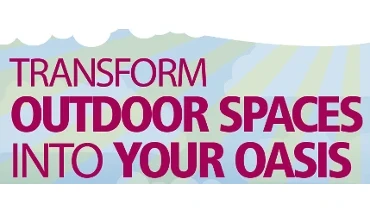 Transform Outdoor Spaces into Your Oasis infographic
