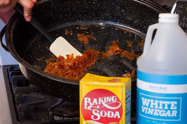 How to Clean Roasting Pan With Baked-On Food