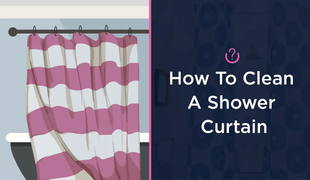 How to Clean a Shower Curtain hero image.