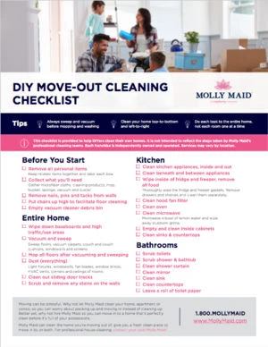 DIY Move Out Cleaning Checklist
