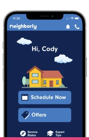 Neighborly app home screen