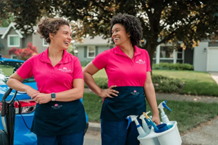 Molly Maid professionals ready to perform cleaning services near you.