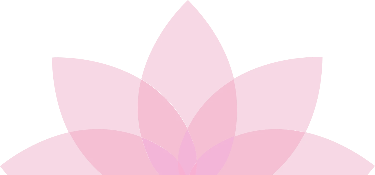 half pink lotus large