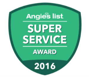Angie's List Super Service Award 2016.